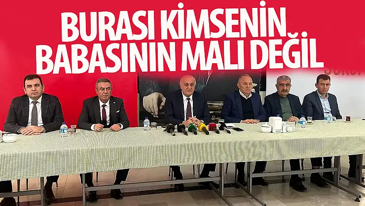 Başkan Erkoyuncu: 'Konya Şeker hiç kimsenin babasının malı değil'