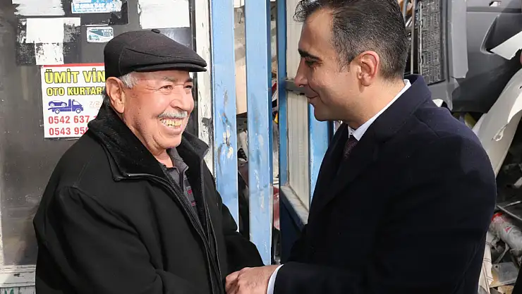 Başkan Kalaycı Sanayi Sitesindeki temaslarını sürdürüyor