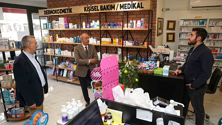 Başkan Kavuş iftar öncesi esnaf ziyareti gerçekleştirdi