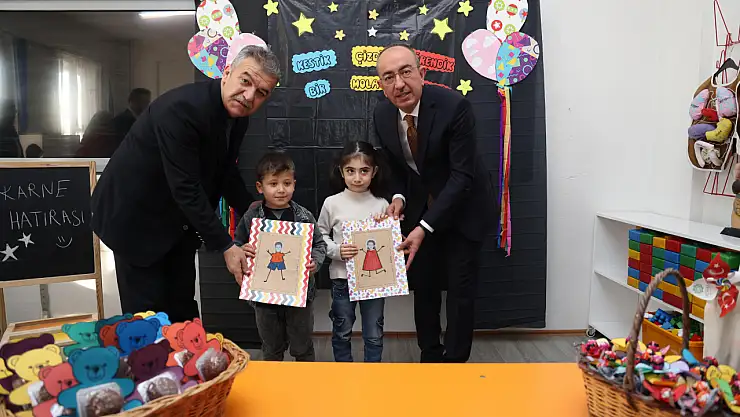 Başkan Kavuş ile beraber karne sevinci