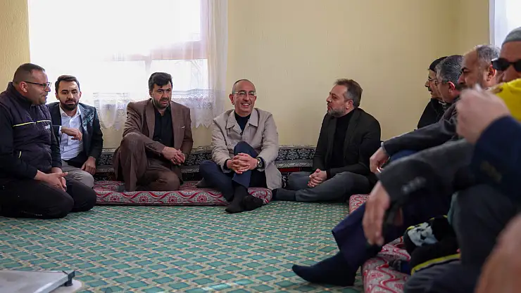 Başkan Mustafa Kavuş'tan uzak mahallelere ziyaret