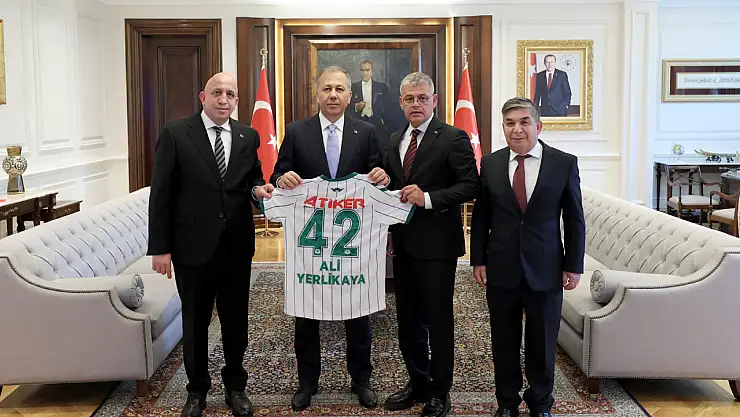 Konyaspor Başkanı Ömer Atiker'den İçişleri Bakanı Ali Yerlikaya'ya ziyaret