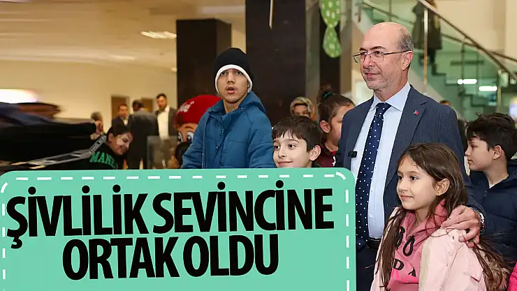 Başkan Pekyatırmacı çocukların şivlilik sevincine ortak oldu