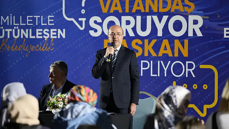 Başkan Pekyatırmacı vatandaşlarla buluştu