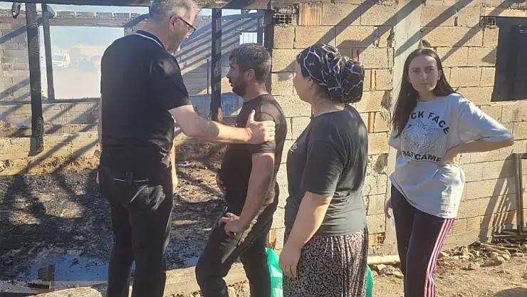 Başkan Ustaoğlu, facia yaşayan Doğru ailesini ziyaret etti!