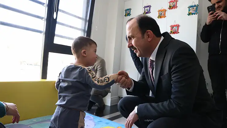 Başkanlardan DOSD Meram'a ziyaret: Özel bireylerin mutluluğu paylaşıldı