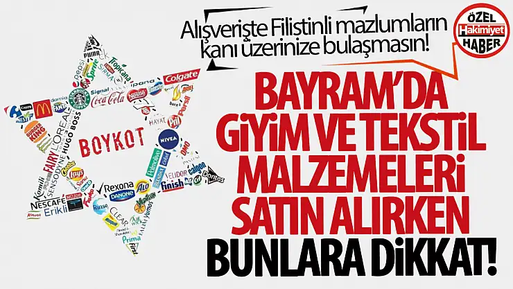 Bayram Öncesi Alışverişte Dikkat: Bu Markalar Boykot Listesinde!