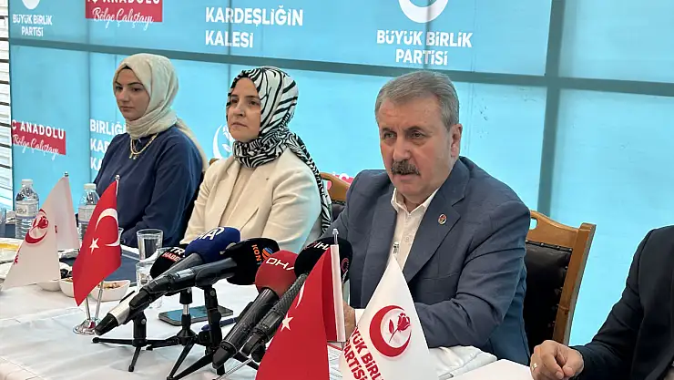 BBP Genel Başkanı Destici, Konya'da önemli açıklamalarda bulundu