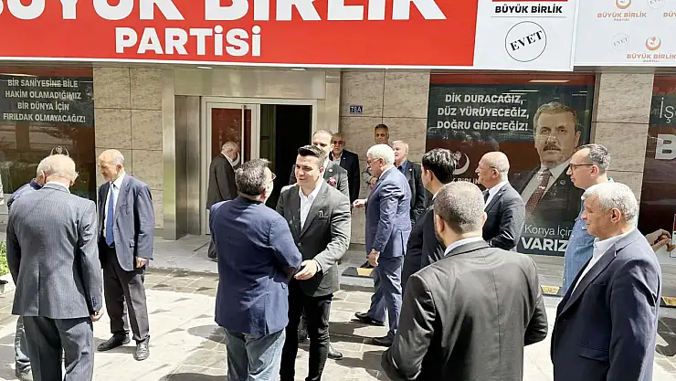 BBP Konya bayramlaşma programında bir araya geldi