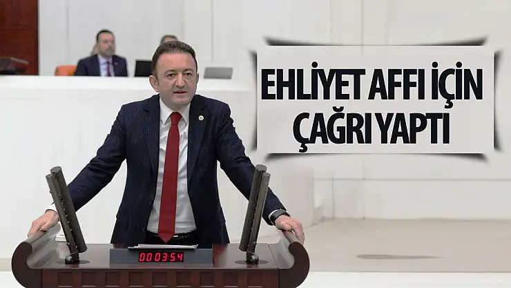 Bektaş'tan,  ehliyet affı çağrısı