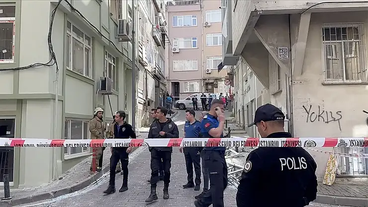 Beşiktaş'ta patlama bir yaralı!