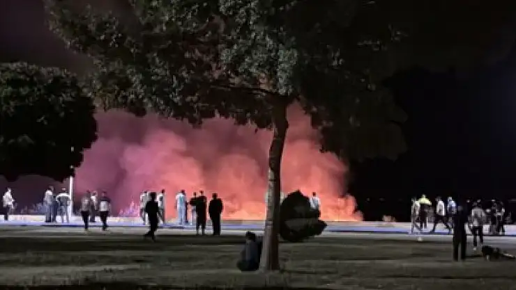 Beyşehir'de korkutan yangın!