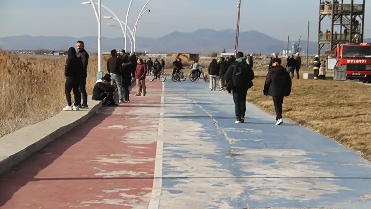 Beyşehir Gölü Milli Parkı'nda yangın!