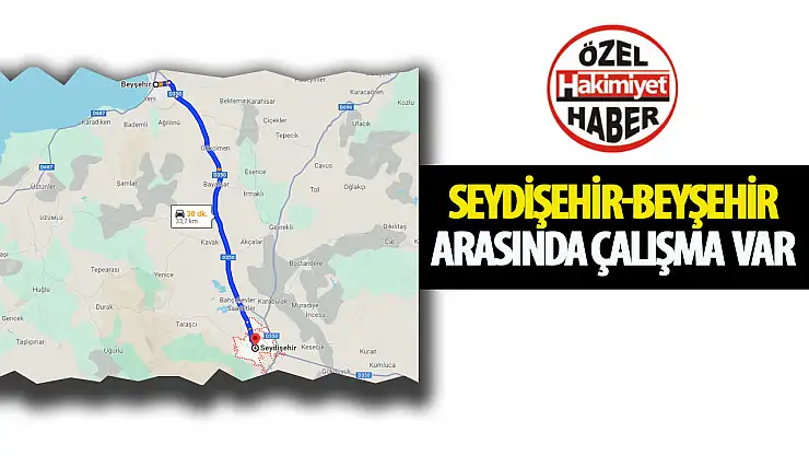 Beyşehir-Seydişehir Yolunda Yapım Çalışmaları Devam Ediyor: Sürücülere Trafik İşaretlerine Dikkat Çağrısı