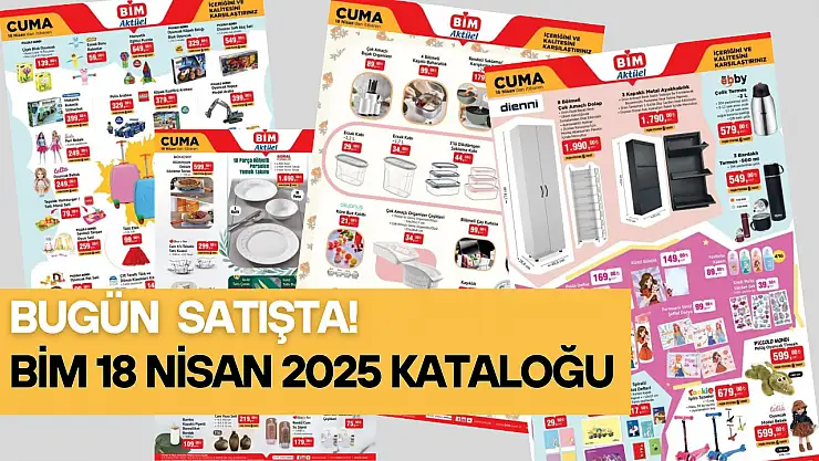 BİM 18 Nisan Kataloğu: BİM'de bu hafta neler var?