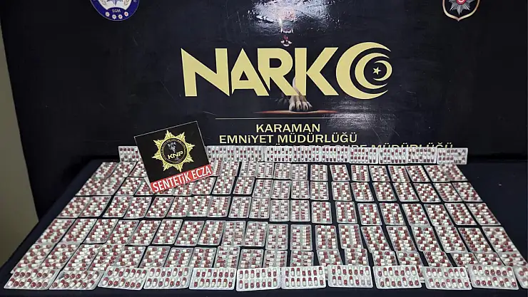 Bin 752 adet uyuşturucu hap ele geçirildi