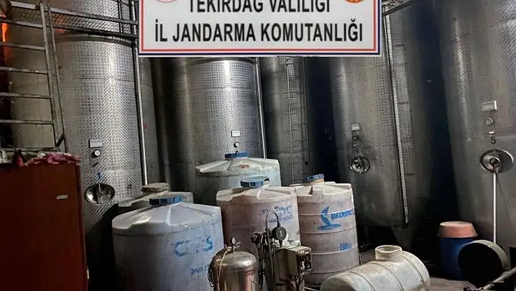 Binlerce litre sahte şarap ele geçirildi
