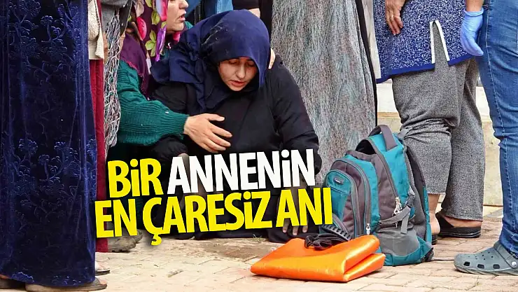 Bir annenin en çaresiz anı: Bebeğini son kez gördü!