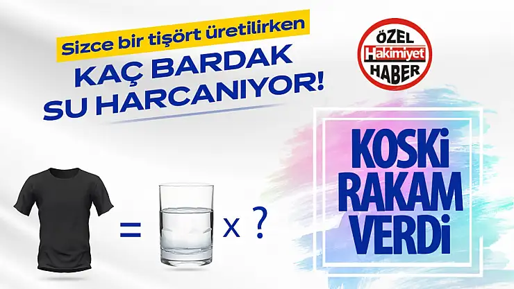 Bir Tişört İçin 13.500 Bardak Su Harcanıyor!