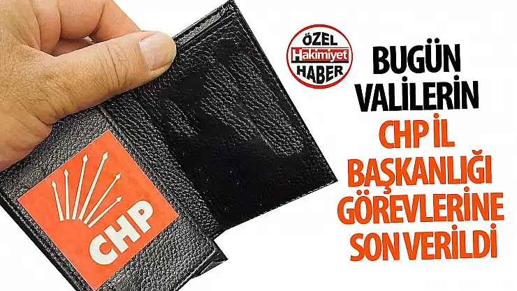 Bugün Valilerin CHP İl Başkanlığı Görevlerine Son Verilmesinin 85. Yıldönümü