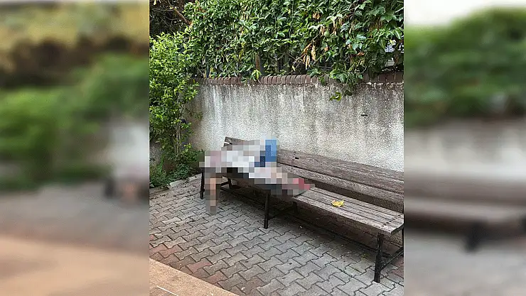 Cami önündeki bankta hareketsiz yatıyordu! Sağlık ekipleri gelince acı gerçek ortaya çıktı