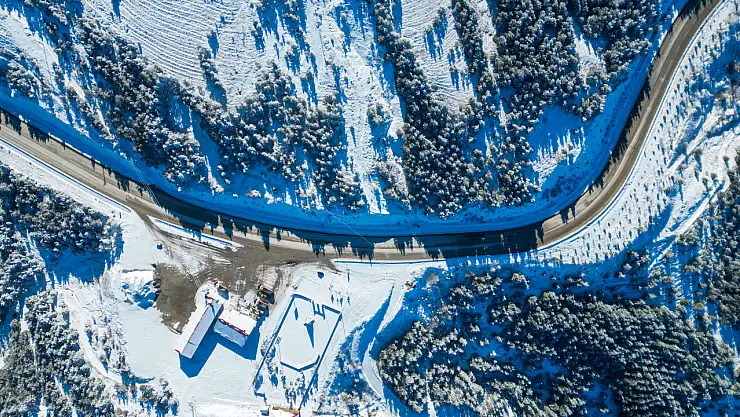 Çamlıbel Geçidi'nde görsel şölen!
