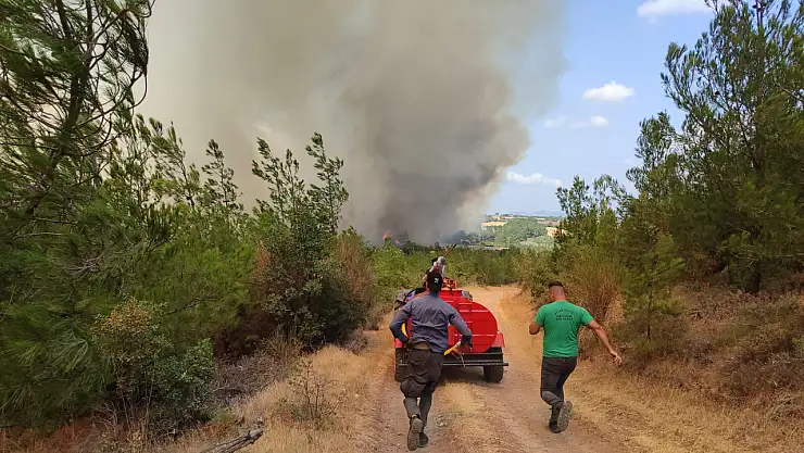 Çanakkale'de yangın büyüyor: 3 köy boşaltıldı