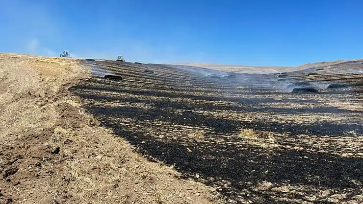 Çankırı'da tarlada çıkan yangın söndürüldü
