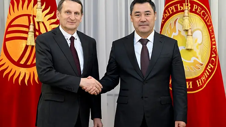 Caparov, Rusya Dış İstihbarat Servisi Başkanı'nı kabul etti