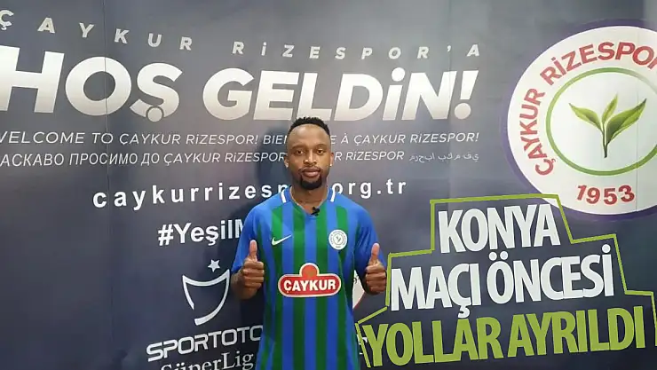 Çaykur Rizespor'da beklenen ayrılık gerçekleşti!