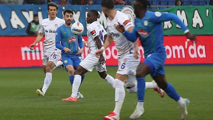 Çaykur Rizespor, Eyüpspor'u tek golle geçti