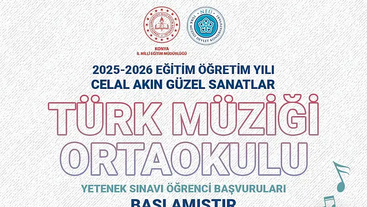 Celal Akın Güzel Sanatlar Türk Müziği Ortaokulu eğitime başlıyor