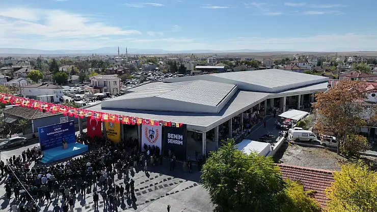 Çeltik'e 102 milyonluk yatırım: Kapalı pazar hizmete açıldı