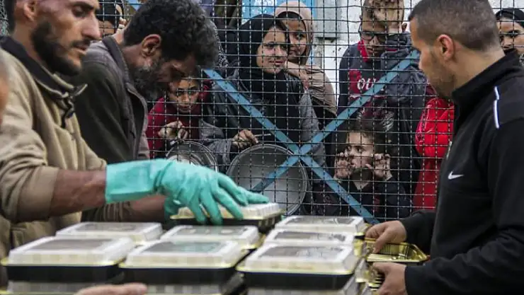 CENTCOM' dan Gazze'nin kuzeyine 50 bin 680 öğüne denk gelen insani yardım desteği