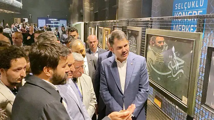 'Çevre Temalı Hat Sergisi' İlk Kez Konya'da Yapıldı