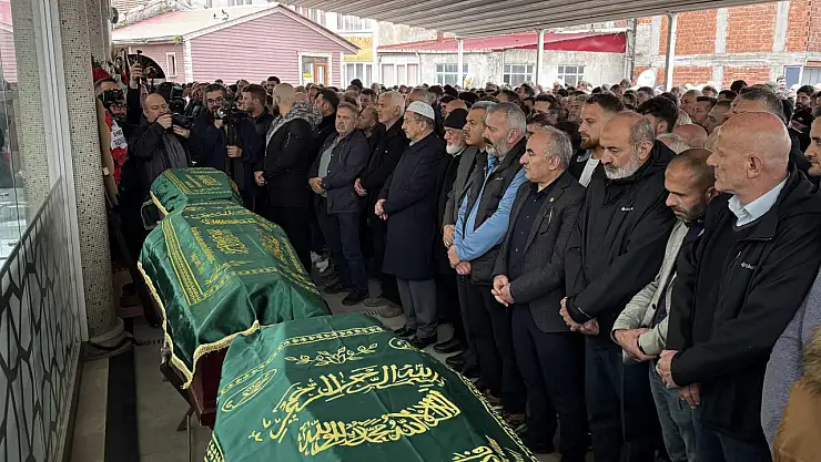 Çıkan yangında hayatını kaybeden üç kız kardeş son yolculuğuna uğurlandı