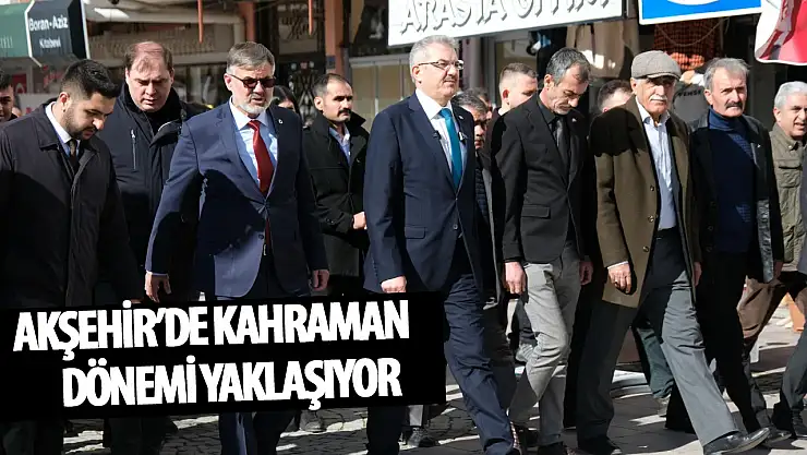 Cumhur ittifakı Akşehir'de tek yürek sahada