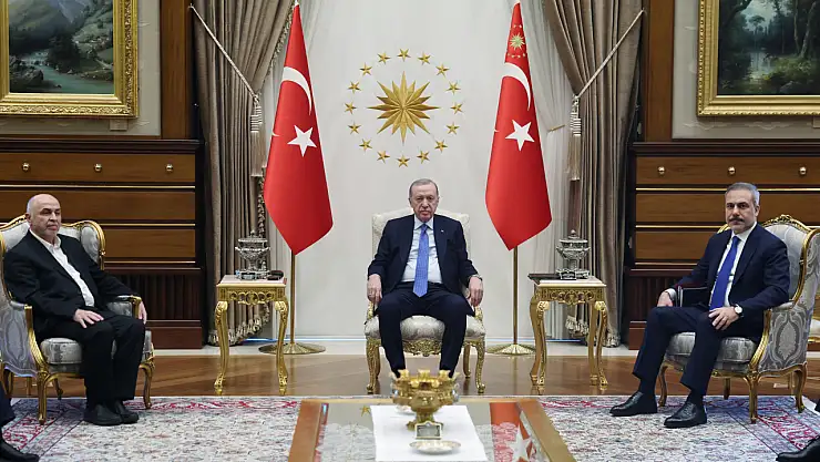 Cumhurbaşkanı Erdoğan, Hamas Heyetiyle Külliye'de görüştü