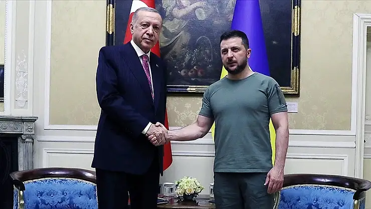 Cumhurbaşkanı Erdoğan, Zelenskiy ile görüştü