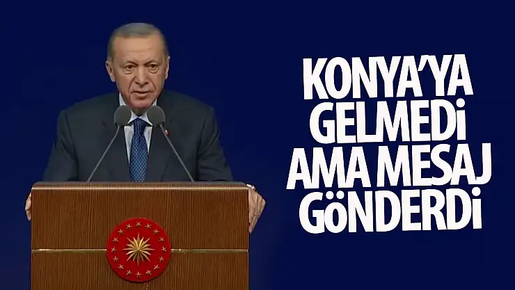 Cumhurbaşkanı Recep Tayyip Erdoğan'ın 751'inci Şeb-İ Arus merasimi mesajı