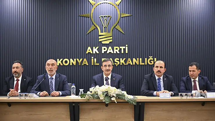 Cumhurbaşkanı Yardımcısı Cevdet Yılmaz Konya'da önemli mesajlar verdi!