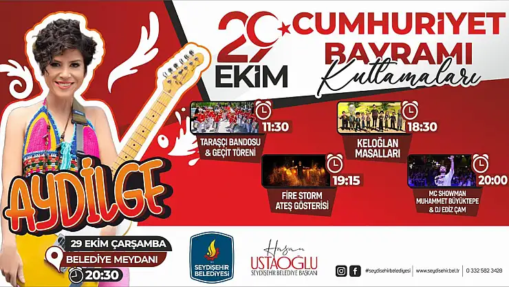 Cumhuriyetin 102. yılı Konya'da renkli etkinliklerle kutlanacak: Ünlü şarkıcı sahne alacak!