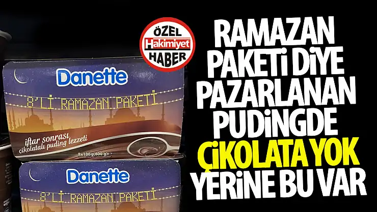 Danone'nin Danette Ürünü Hakkında Şok İddia: Çikolata İçeriği Sadece %0,1!