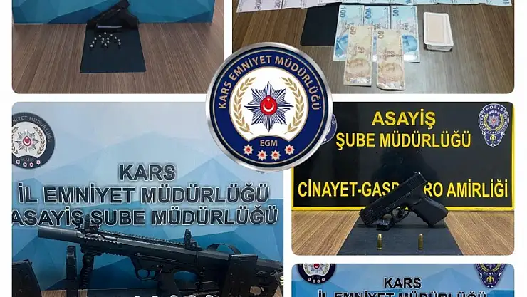 Denetimler kapsamında çok sayıda silah ve mühimmat ele geçirildi!