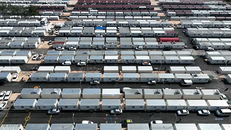 Deprem bölgesinde 182 bin 916 konteynerde 578 bin 361 depremzede kalıyor