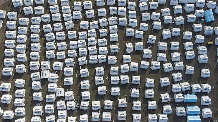 Deprem bölgesine 1 milyar 639 milyon 774 bin 16 lira gönderildi