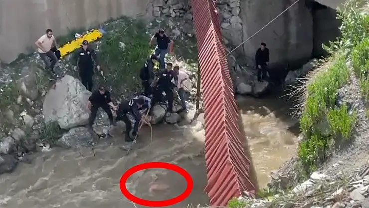 Dereye düşen yaşlı adamın cesedi bulundu