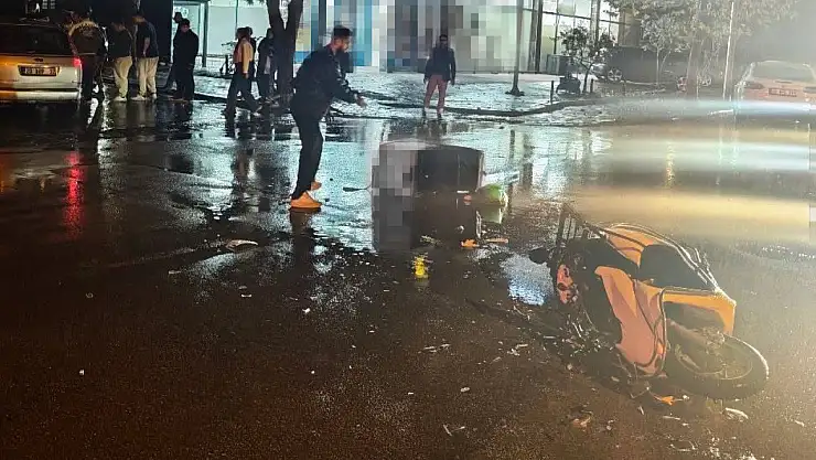 Dikkatsizlik ölüm getirdi! Metrelerce sürüklenen motosikletli genç kurtarılamadı