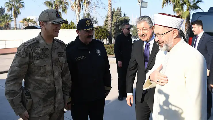 Diyanet İşleri Başkanı Erbaş, Osmaniye valiliği ziyaret etti!