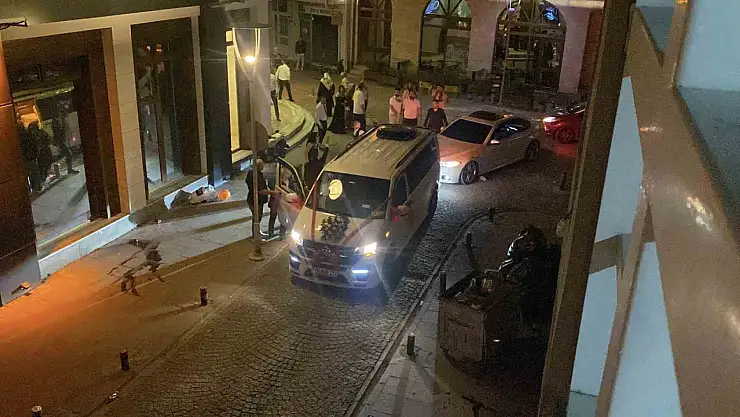 Düğün konvoyunda gerginlik!